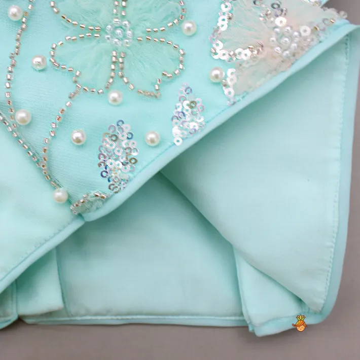 Discount Embroidered And Embellished Top And Lehenga With Dupatta Ethnic Wear | Lehengas & Ghagras