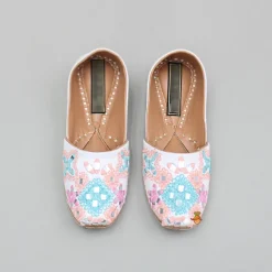 Outlet Embroidered And Faux Mirror Work Jutti BOY Shoes | Shoes