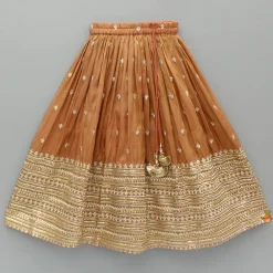 Hot Embroidered And Lace Work Top With Lehenga And Dupatta Ethnic Wear | Lehengas & Ghagras