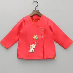 Clearance Embroidered Angarkha Style Kurta With Dhoti BOY Indian Ethnic Wear | Ethnic Sets