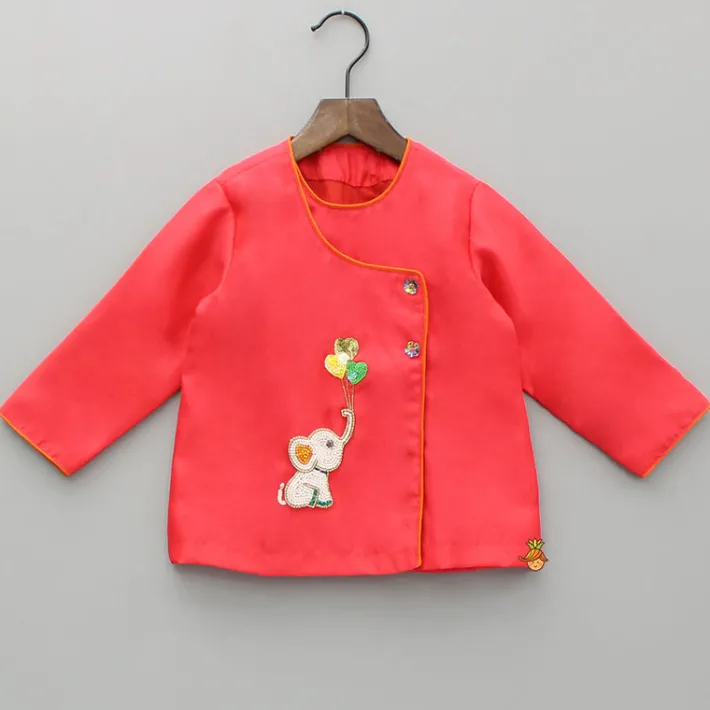 Clearance Embroidered Angarkha Style Kurta With Dhoti BOY Indian Ethnic Wear | Ethnic Sets