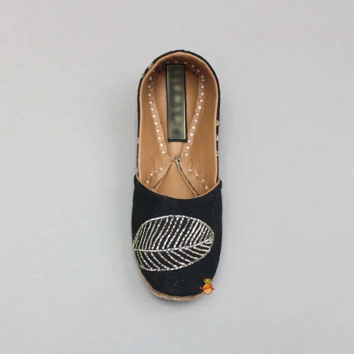Hot Embroidered Black Jutti BOY Shoes | Shoes