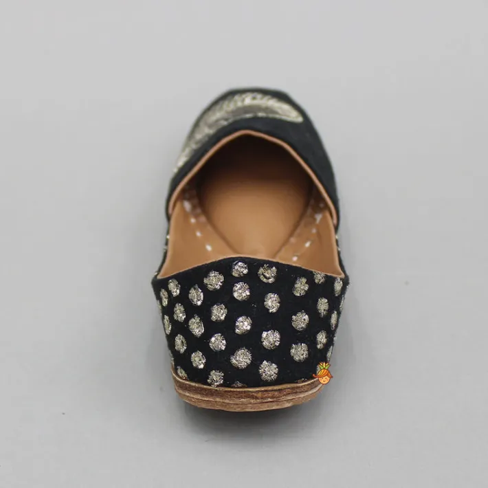 Hot Embroidered Black Jutti BOY Shoes | Shoes