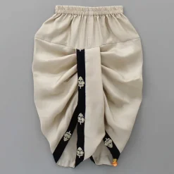 Best Embroidered Black Kurta And Beige Dhoti BOY Indian Ethnic Wear | Ethnic Sets