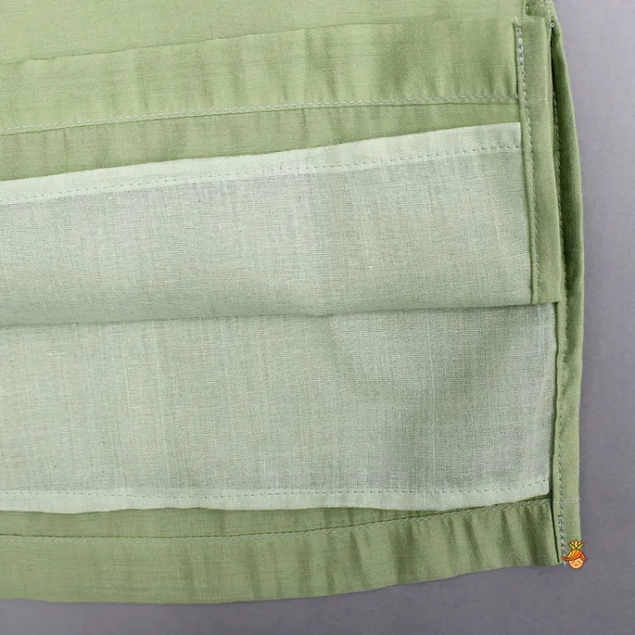 Clearance Embroidered Green Kurta And Pyjama BOY Indian Ethnic Wear | Ethnic Sets