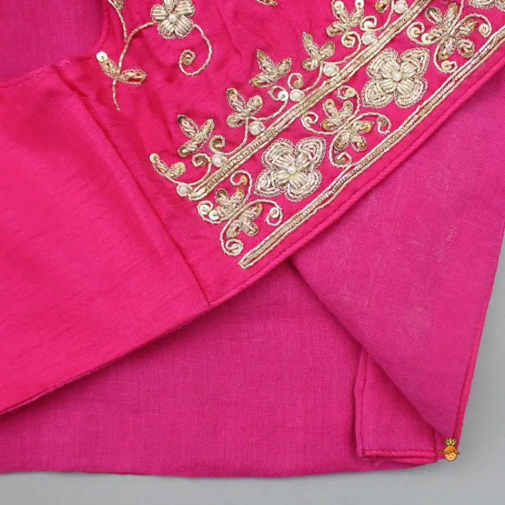 Outlet Embroidered Kurti With Jacket And Pant Ethnic Wear | Churidars & Salwars