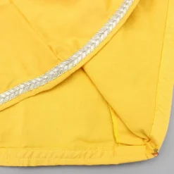 Online Embroidered Mustard Kurti And Tulip Dhoti With Net Dupatta Twinning Sets | Ethnic Wear