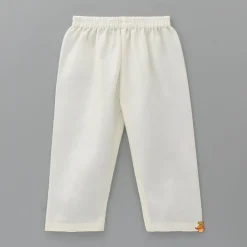 Outlet Embroidered Off White Kurta And Pyjama BOY Twinning Sets | Indian Ethnic Wear