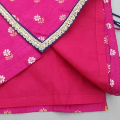 Best Embroidered Pink Halter Neck Kurti With Tulip Dhoti And Dupatta Ethnic Wear | Dhotis & Patialas