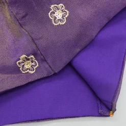 New Embroidered Purple Top And Pleated Lehenga With Net Dupatta Ethnic Wear | Lehengas & Ghagras