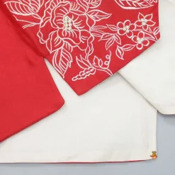 Fashion Embroidered Red Jacket With Kurta And Pyjama BOY Twinning Sets | Indian Ethnic Wear