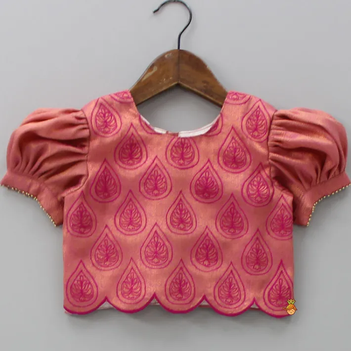 Best Embroidered Top And Lehenga With Net Pink Dupatta Ethnic Wear | Lehengas & Ghagras