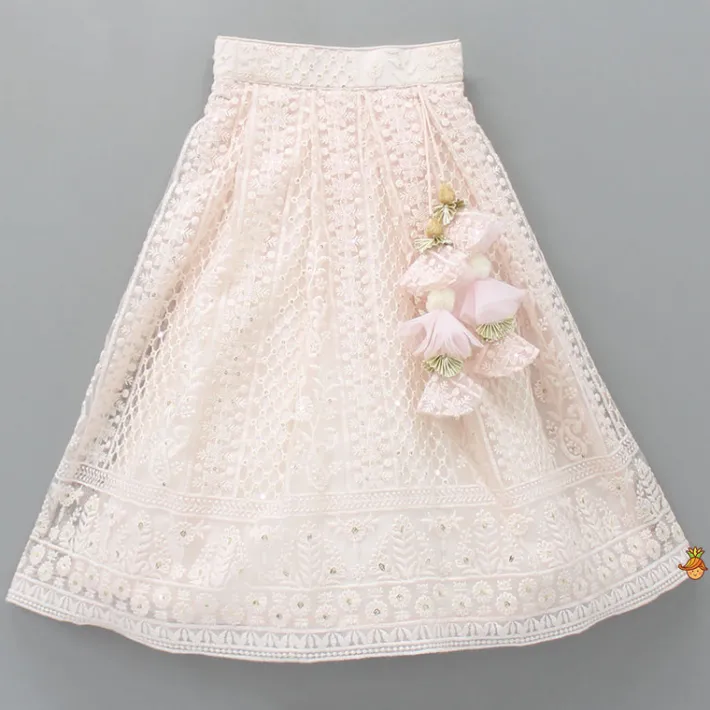 New Embroidered Top And Lehenga With Dupatta Ethnic Wear | Lehengas & Ghagras
