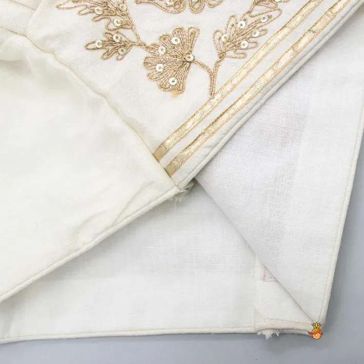 Discount Embroidered Top With Gota Work Lehenga And Net Dupatta Ethnic Wear | Lehengas & Ghagras