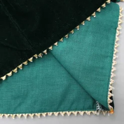 New Embroidered Velvet Green Top And Lehenga Ethnic Wear | Lehengas & Ghagras