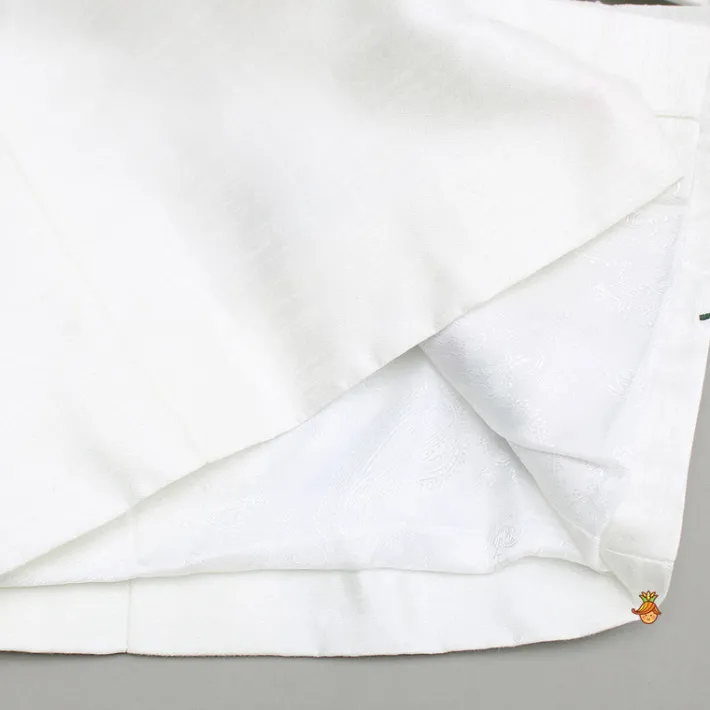 New Embroidered White Sherwani With Pant BOY Indian Ethnic Wear | Sherwani Sets