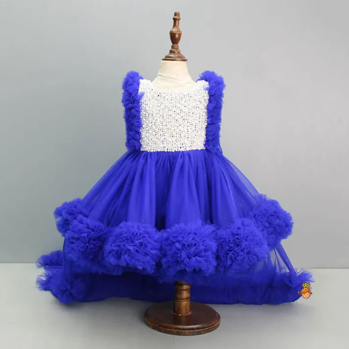 Online Embroidered Yoke Trail Dress With Detachable Bow And Matching Swirled Bowie Headband Dresses & Sets | Dresses