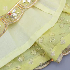 Hot Ethnic Embroidered Yellow Top And Lehenga Ethnic Wear | Lehengas & Ghagras