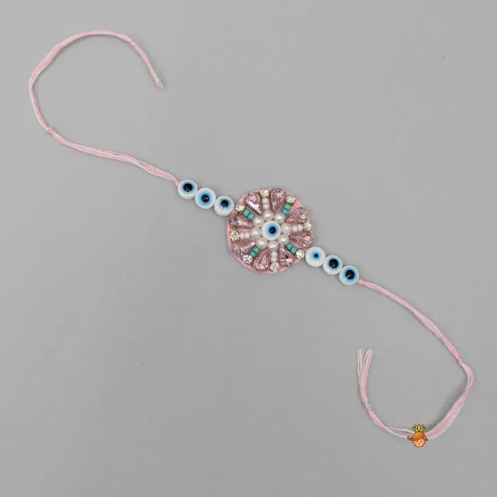 Outlet Evil Eye Pink Rakhi BOY Rakhis | Rakhis