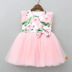 Discount Exquisite Floral Printed Frilly Dress Dresses & Sets | Dresses