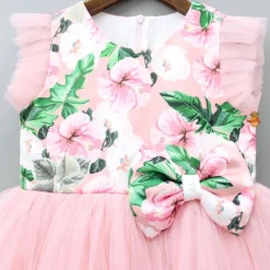 Discount Exquisite Floral Printed Frilly Dress Dresses & Sets | Dresses