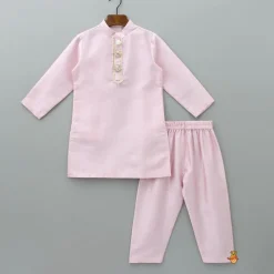 New Exquisite Kurta With Gota Lace Detailed Jacket And Pyjama BOY Indian Ethnic Wear | Ethnic Sets
