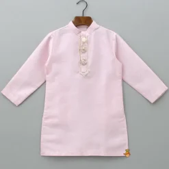 New Exquisite Kurta With Gota Lace Detailed Jacket And Pyjama BOY Indian Ethnic Wear | Ethnic Sets
