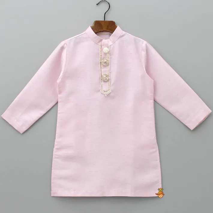 New Exquisite Kurta With Gota Lace Detailed Jacket And Pyjama BOY Indian Ethnic Wear | Ethnic Sets
