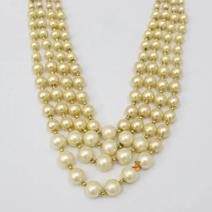 Sale Exquisite Multistranded Pearly Necklace With Earrings Jewellery