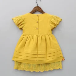 Hot Fancy Lace Detailed Dress At Hems Dresses & Sets | Dresses