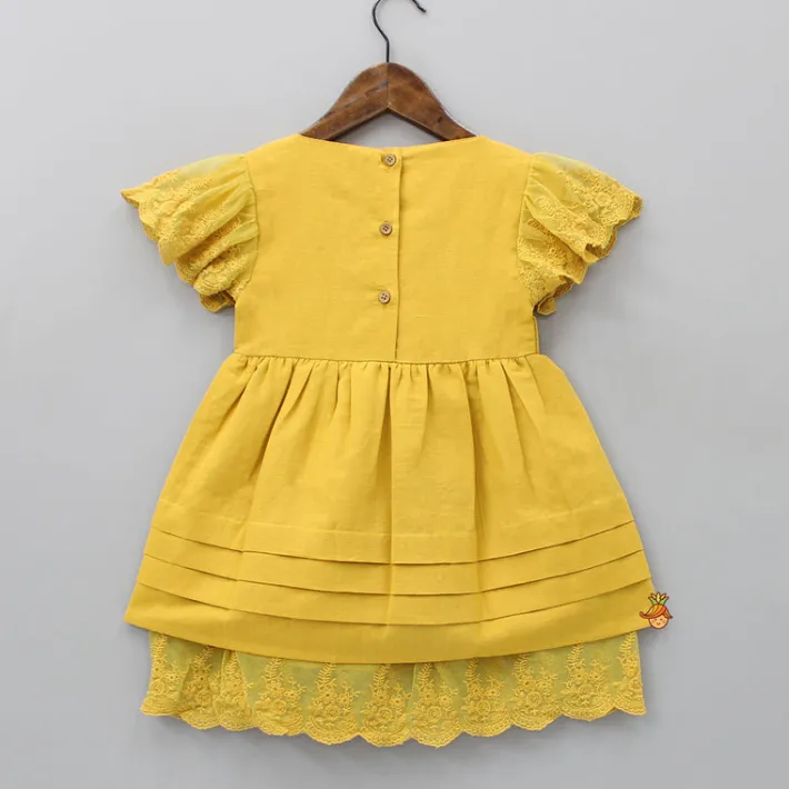 Hot Fancy Lace Detailed Dress At Hems Dresses & Sets | Dresses