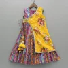 Fashion Faux Mirror One-Sided Flap Multicolour Ruffle Kurti Ethnic Wear | Kurtis & Jumpsuits