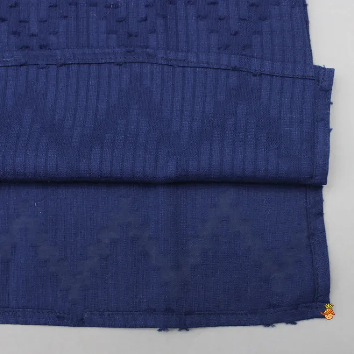 Hot Faux Mirror Work Textured Kurta And Pyjama BOY Indian Ethnic Wear | Ethnic Sets