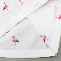 Fashion Flamingoes Printed Notch Collar Sleepwear BOY Sleep Wear | Sleepwear
