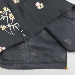 Sale Floral Embroidered Black Kurta And Pyjama BOY Indian Ethnic Wear | Ethnic Sets