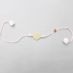 New Floral Embroidered Pom-Pom Detail Rakhi BOY Rakhis | Rakhis