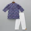 Best Floral Hand Block Printed Blue Kurta And Pyjama BOY Indian Ethnic Wear | Ethnic Sets