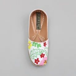 Sale Floral Multicolour Embroidered Jutti BOY Shoes | Shoes