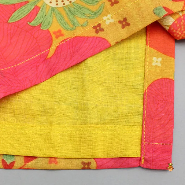 Fashion Floral Multicolour Printed Kurta And Churidar BOY Twinning Sets | Indian Ethnic Wear