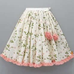 Discount Floral Printed Crop Top With Lehenga And Net Dupatta Ethnic Wear | Lehengas & Ghagras