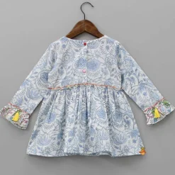 Outlet Floral Printed Dress With Headband Dresses & Sets | Dresses