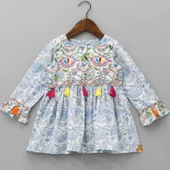 Outlet Floral Printed Dress With Headband Dresses & Sets | Dresses