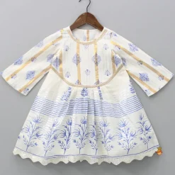 Outlet Floral Printed Flared Kurti With Pant Twinning Sets | Ethnic Wear