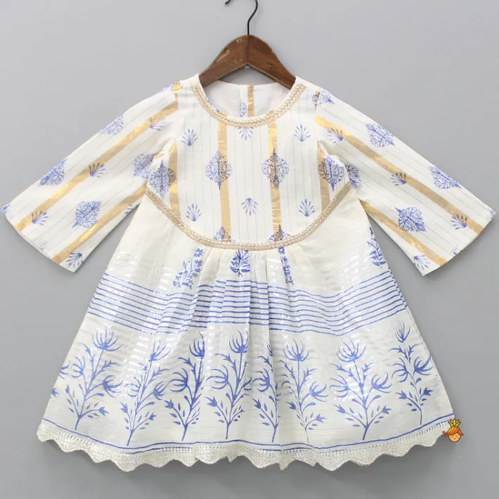 Outlet Floral Printed Flared Kurti With Pant Twinning Sets | Ethnic Wear
