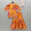 New Floral Printed Kurti And Sharara With Dupatta Ethnic Wear | Palazzos & Shararas