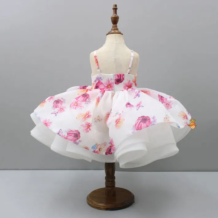 Hot Floral Printed Pintuck Strappy Dress Dresses & Sets | Dresses