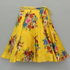 Hot Floral Printed Sequin Embroidered Top And Lehenga With Matching Dupatta Twinning Sets | Ethnic Wear