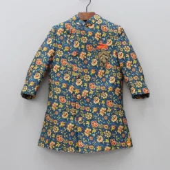 New Floral Printed Sherwani With Churidar BOY Indian Ethnic Wear | Sherwani Sets