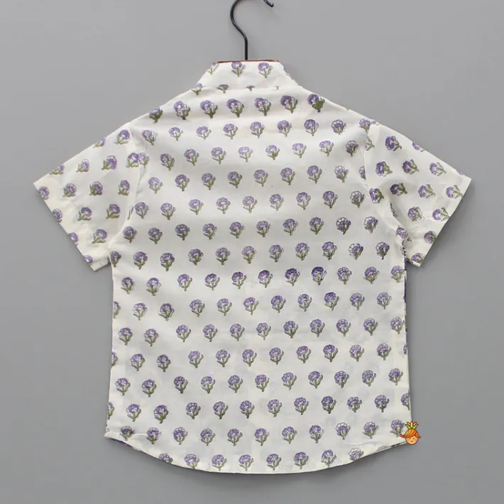 New Floral Printed Shirt BOY Twinning Sets | Shirts & Tees