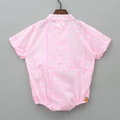 Online Floral Printed Taffy Pink Bodysuit BOY Baby Essentials | Bodysuits
